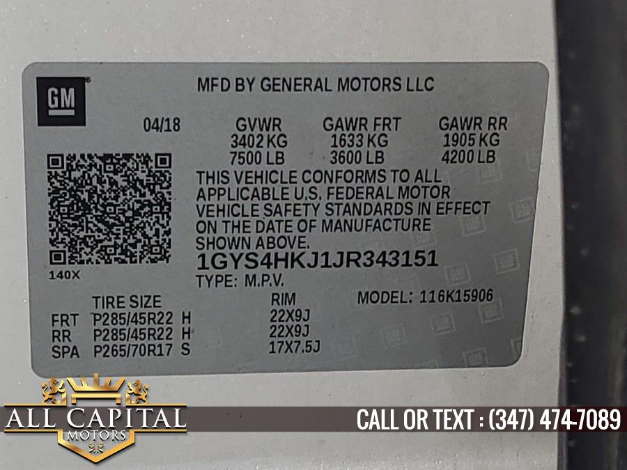2018 Cadillac Escalade ESV 4WD 4dr Luxury, available for sale in Brooklyn, New York | All Capital Motors. Brooklyn, New York 2018 Cadillac Escalade ESV 4WD 4dr Luxury, available for sale in Brooklyn, New York | All Capital Motors. Brooklyn, New York