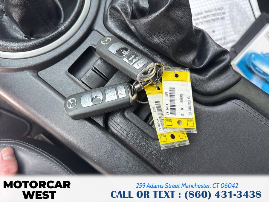 2012 Mazda MX-5 Miata 2dr Conv Man Grand Touring, available for sale in Manchester, Connecticut | Motorcar West. Manchester, Connecticut 2012 Mazda MX-5 Miata 2dr Conv Man Grand Touring, available for sale in Manchester, Connecticut | Motorcar West. Manchester, Connecticut