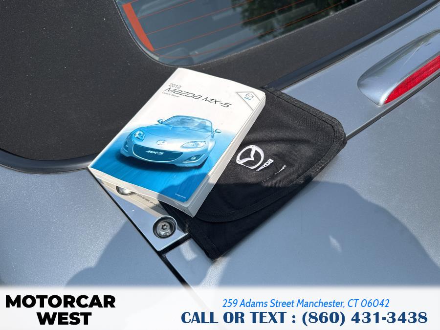 2012 Mazda MX-5 Miata 2dr Conv Man Grand Touring, available for sale in Manchester, Connecticut | Motorcar West. Manchester, Connecticut 2012 Mazda MX-5 Miata 2dr Conv Man Grand Touring, available for sale in Manchester, Connecticut | Motorcar West. Manchester, Connecticut
