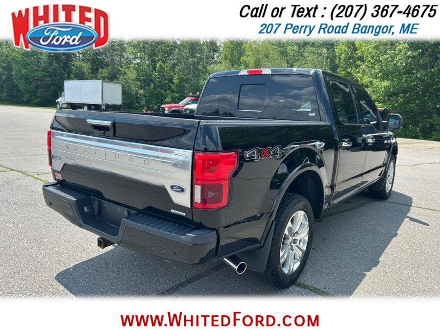 2018 Ford F-150 Platinum 4WD SuperCrew 5.5'' Box, available for sale in Bangor, Maine | Whited Ford. Bangor, Maine 2018 Ford F-150 Platinum 4WD SuperCrew 5.5'' Box, available for sale in Bangor, Maine | Whited Ford. Bangor, Maine