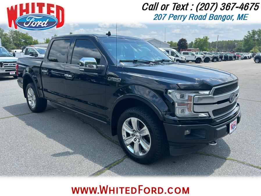 2018 Ford F-150 Platinum 4WD SuperCrew 5.5'' Box, available for sale in Bangor, Maine | Whited Ford. Bangor, Maine 2018 Ford F-150 Platinum 4WD SuperCrew 5.5'' Box, available for sale in Bangor, Maine | Whited Ford. Bangor, Maine