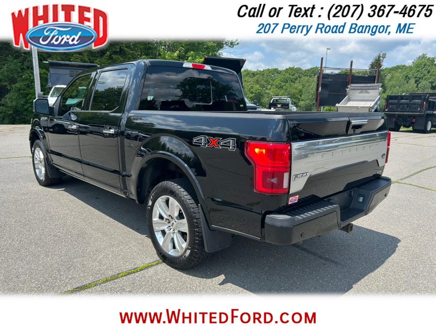 2018 Ford F-150 Platinum 4WD SuperCrew 5.5'' Box, available for sale in Bangor, Maine | Whited Ford. Bangor, Maine 2018 Ford F-150 Platinum 4WD SuperCrew 5.5'' Box, available for sale in Bangor, Maine | Whited Ford. Bangor, Maine