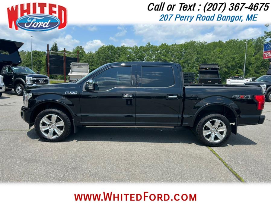 2018 Ford F-150 Platinum 4WD SuperCrew 5.5'' Box, available for sale in Bangor, Maine | Whited Ford. Bangor, Maine 2018 Ford F-150 Platinum 4WD SuperCrew 5.5'' Box, available for sale in Bangor, Maine | Whited Ford. Bangor, Maine