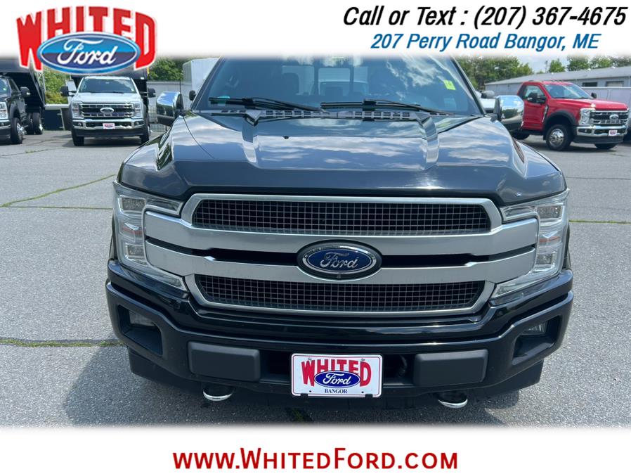 2018 Ford F-150 Platinum 4WD SuperCrew 5.5'' Box, available for sale in Bangor, Maine | Whited Ford. Bangor, Maine 2018 Ford F-150 Platinum 4WD SuperCrew 5.5'' Box, available for sale in Bangor, Maine | Whited Ford. Bangor, Maine