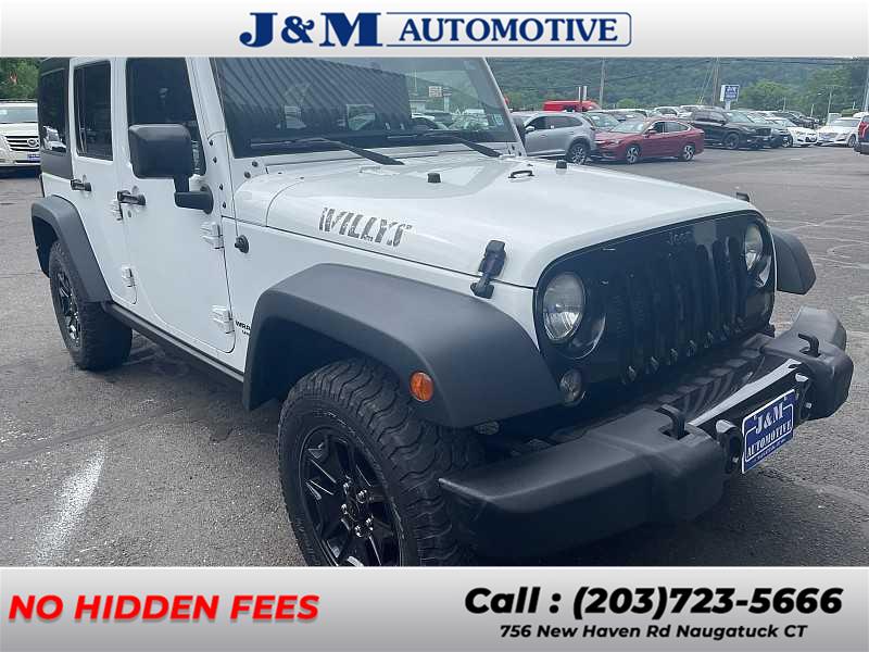 2015 Jeep Wrangler Unlimited Willys Wheeler, available for sale in Naugatuck, Connecticut | J&M Automotive Sls&Svc LLC. Naugatuck, Connecticut 2015 Jeep Wrangler Unlimited Willys Wheeler, available for sale in Naugatuck, Connecticut | J&M Automotive Sls&Svc LLC. Naugatuck, Connecticut