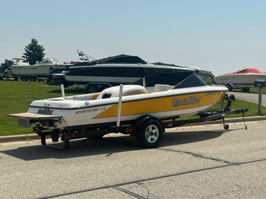 2002 Malibu Sportster LX Ski Boat, available for sale in Darien, Wisconsin | Geneva Motor Cars. Darien, Wisconsin 2002 Malibu Sportster LX Ski Boat, available for sale in Darien, Wisconsin | Geneva Motor Cars. Darien, Wisconsin