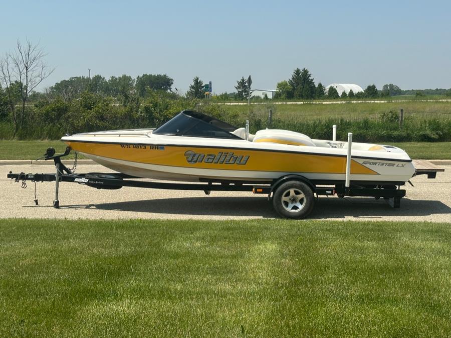 2002 Malibu Sportster LX Ski Boat, available for sale in Darien, Wisconsin | Geneva Motor Cars. Darien, Wisconsin 2002 Malibu Sportster LX Ski Boat, available for sale in Darien, Wisconsin | Geneva Motor Cars. Darien, Wisconsin