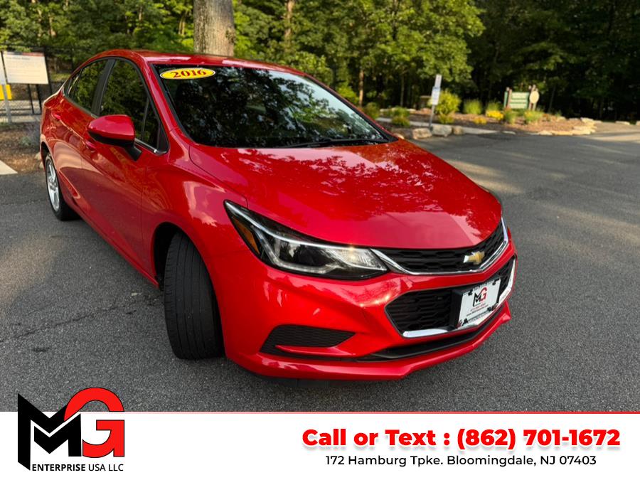 2016 Chevrolet Cruze 4dr Sdn Auto LT, available for sale in Bloomingdale, New Jersey | MG Enterprise USA. Bloomingdale, New Jersey 2016 Chevrolet Cruze 4dr Sdn Auto LT, available for sale in Bloomingdale, New Jersey | MG Enterprise USA. Bloomingdale, New Jersey