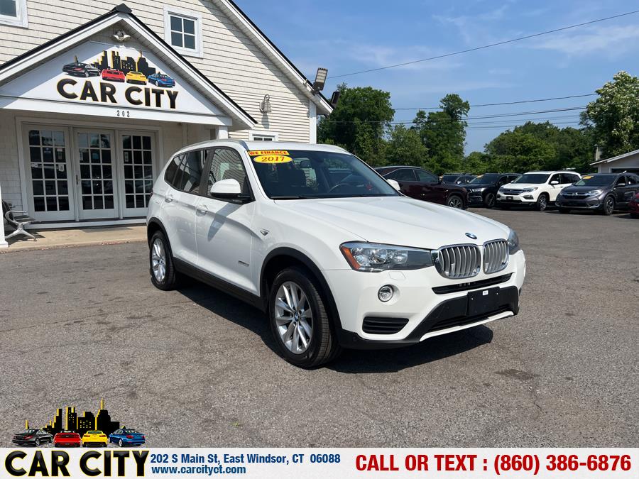 2017 BMW X3 xDrive28i Sports Activity Vehicle, available for sale in East Windsor, Connecticut | Car City LLC. East Windsor, Connecticut 2017 BMW X3 xDrive28i Sports Activity Vehicle, available for sale in East Windsor, Connecticut | Car City LLC. East Windsor, Connecticut