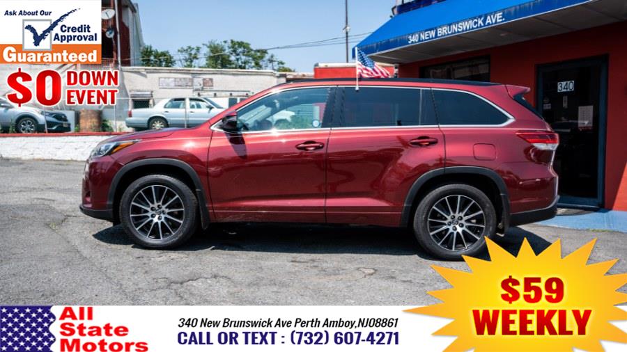 2018 Toyota Highlander SE V6 AWD (Natl), available for sale in Perth Amboy, New Jersey | All State Motor Inc. Perth Amboy, New Jersey 2018 Toyota Highlander SE V6 AWD (Natl), available for sale in Perth Amboy, New Jersey | All State Motor Inc. Perth Amboy, New Jersey