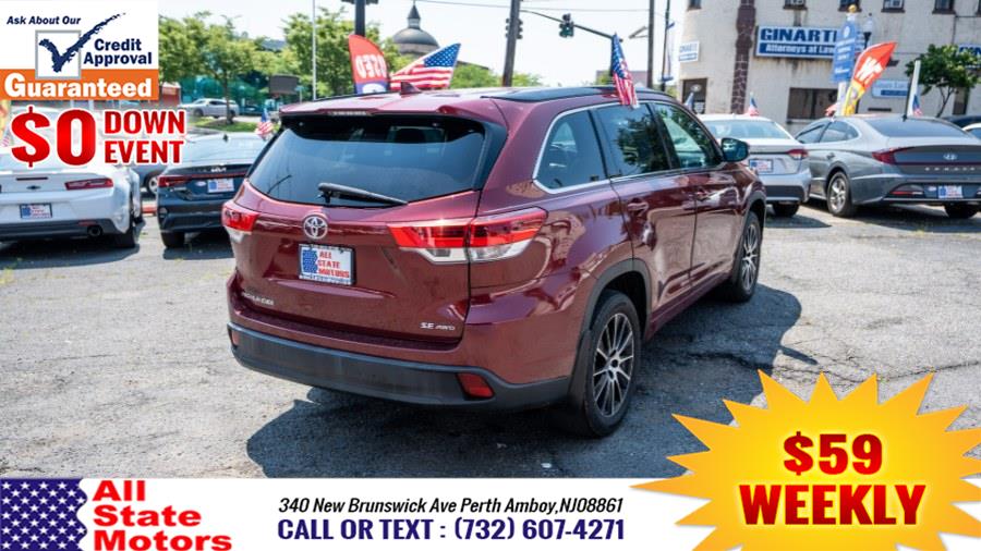2018 Toyota Highlander SE V6 AWD (Natl), available for sale in Perth Amboy, New Jersey | All State Motor Inc. Perth Amboy, New Jersey 2018 Toyota Highlander SE V6 AWD (Natl), available for sale in Perth Amboy, New Jersey | All State Motor Inc. Perth Amboy, New Jersey