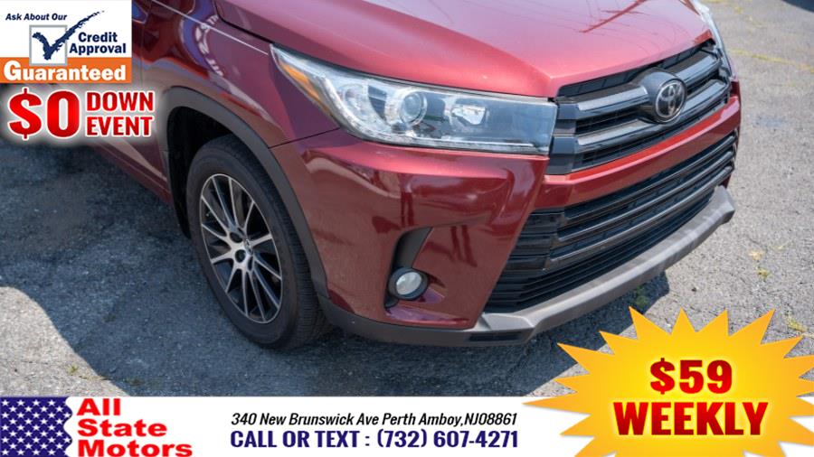 2018 Toyota Highlander SE V6 AWD (Natl), available for sale in Perth Amboy, New Jersey | All State Motor Inc. Perth Amboy, New Jersey 2018 Toyota Highlander SE V6 AWD (Natl), available for sale in Perth Amboy, New Jersey | All State Motor Inc. Perth Amboy, New Jersey