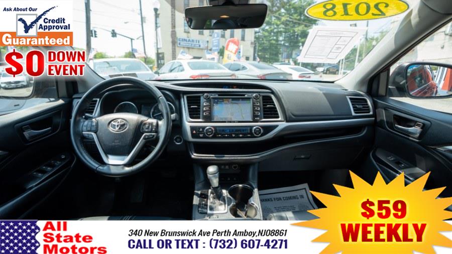 2018 Toyota Highlander SE V6 AWD (Natl), available for sale in Perth Amboy, New Jersey | All State Motor Inc. Perth Amboy, New Jersey 2018 Toyota Highlander SE V6 AWD (Natl), available for sale in Perth Amboy, New Jersey | All State Motor Inc. Perth Amboy, New Jersey