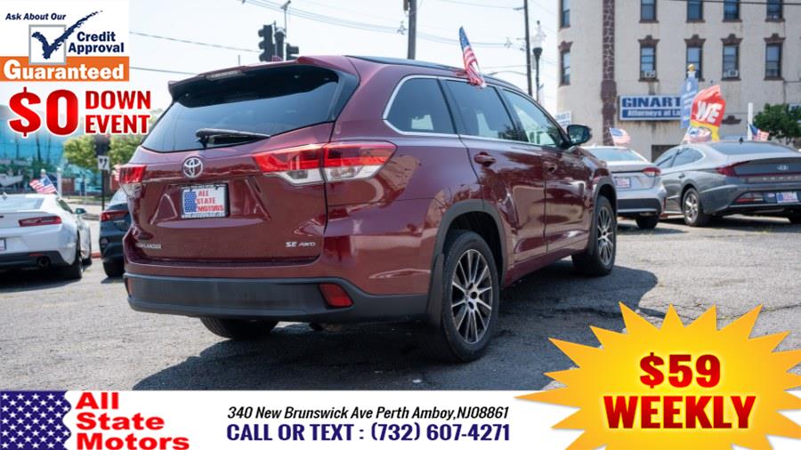 2018 Toyota Highlander SE V6 AWD (Natl), available for sale in Perth Amboy, New Jersey | All State Motor Inc. Perth Amboy, New Jersey 2018 Toyota Highlander SE V6 AWD (Natl), available for sale in Perth Amboy, New Jersey | All State Motor Inc. Perth Amboy, New Jersey