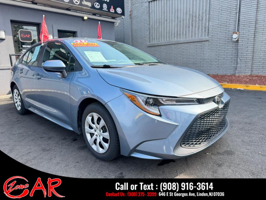 2022 Toyota Corolla LE CVT (Natl), available for sale in Linden, New Jersey | Car Zone. Linden, New Jersey 2022 Toyota Corolla LE CVT (Natl), available for sale in Linden, New Jersey | Car Zone. Linden, New Jersey