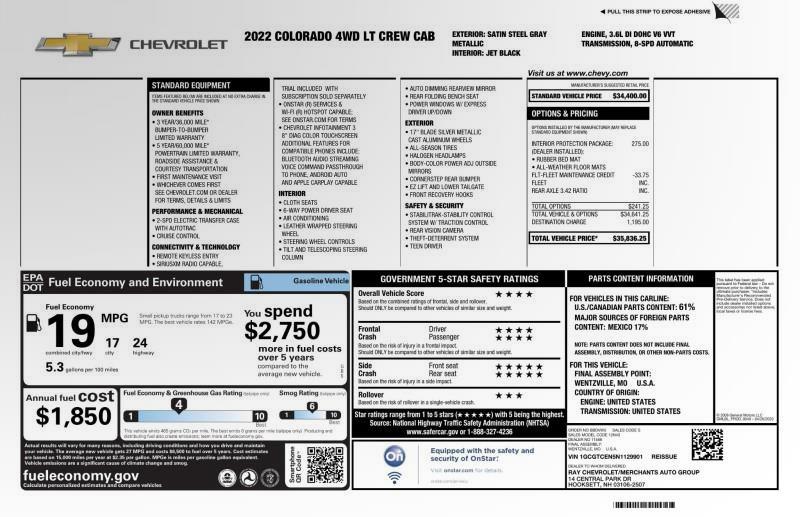 2022 Chevrolet Colorado 4WD LT CREW CAB 128, available for sale in Maple Shade, New Jersey | Car Revolution. Maple Shade, New Jersey 2022 Chevrolet Colorado 4WD LT CREW CAB 128, available for sale in Maple Shade, New Jersey | Car Revolution. Maple Shade, New Jersey