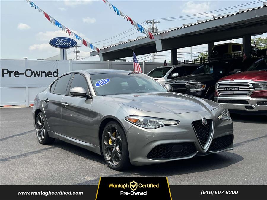 2018 Alfa Romeo Giulia Ti Sport AWD, available for sale in Wantagh, New York | Wantagh Certified. Wantagh, New York 2018 Alfa Romeo Giulia Ti Sport AWD, available for sale in Wantagh, New York | Wantagh Certified. Wantagh, New York