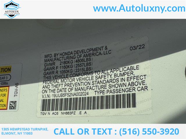 2022 Acura Tlx w/A-Spec Package, available for sale in Elmont, New York | Auto Lux. Elmont, New York 2022 Acura Tlx w/A-Spec Package, available for sale in Elmont, New York | Auto Lux. Elmont, New York