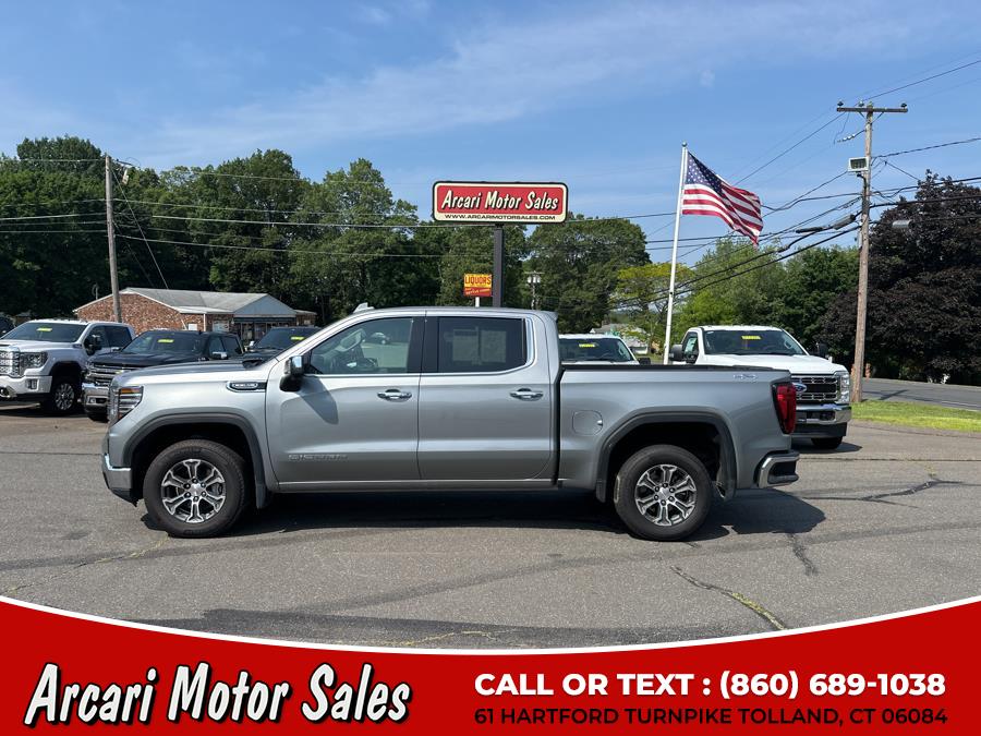 2024 GMC Sierra 1500 4WD Crew Cab 147" SLT, available for sale in Tolland, Connecticut | Arcari Motor Sales. Tolland, Connecticut 2024 GMC Sierra 1500 4WD Crew Cab 147" SLT, available for sale in Tolland, Connecticut | Arcari Motor Sales. Tolland, Connecticut