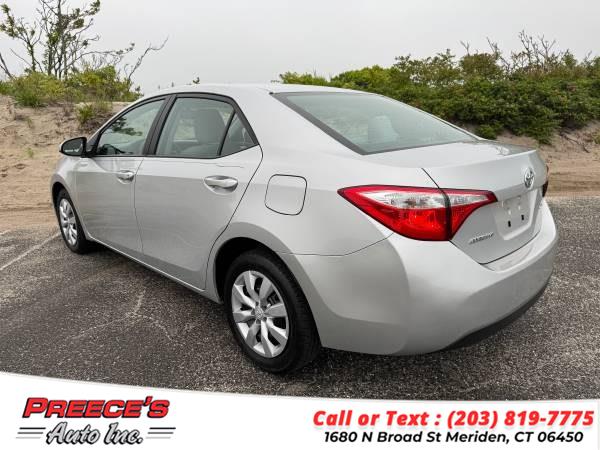 2014 Toyota Corolla 4dr Sdn CVT LE (Natl), available for sale in Meriden, Connecticut | Preeces Auto Inc. Meriden, Connecticut 2014 Toyota Corolla 4dr Sdn CVT LE (Natl), available for sale in Meriden, Connecticut | Preeces Auto Inc. Meriden, Connecticut