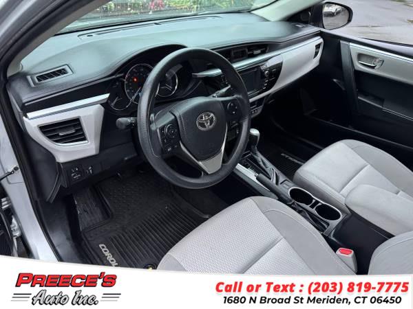 2014 Toyota Corolla 4dr Sdn CVT LE (Natl), available for sale in Meriden, Connecticut | Preeces Auto Inc. Meriden, Connecticut 2014 Toyota Corolla 4dr Sdn CVT LE (Natl), available for sale in Meriden, Connecticut | Preeces Auto Inc. Meriden, Connecticut
