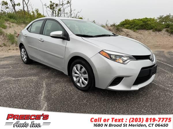 2014 Toyota Corolla 4dr Sdn CVT LE (Natl), available for sale in Meriden, Connecticut | Preeces Auto Inc. Meriden, Connecticut 2014 Toyota Corolla 4dr Sdn CVT LE (Natl), available for sale in Meriden, Connecticut | Preeces Auto Inc. Meriden, Connecticut