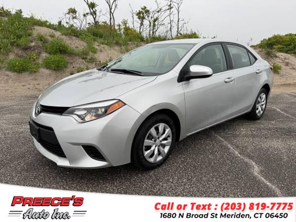 2014 Toyota Corolla 4dr Sdn CVT LE (Natl), available for sale in Meriden, Connecticut | Preeces Auto Inc. Meriden, Connecticut 2014 Toyota Corolla 4dr Sdn CVT LE (Natl), available for sale in Meriden, Connecticut | Preeces Auto Inc. Meriden, Connecticut