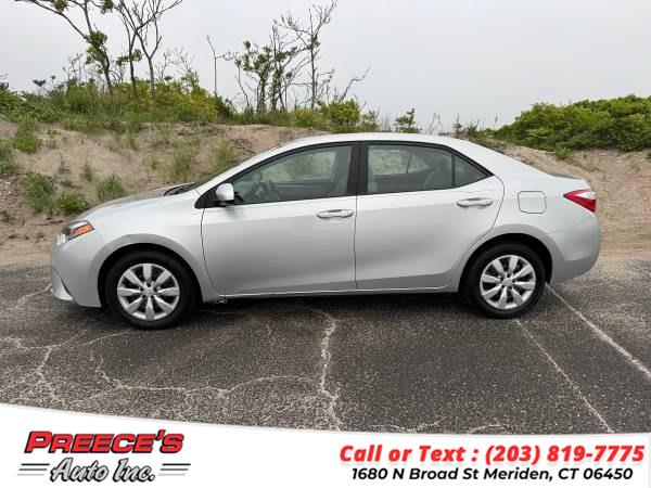 2014 Toyota Corolla 4dr Sdn CVT LE (Natl), available for sale in Meriden, Connecticut | Preeces Auto Inc. Meriden, Connecticut 2014 Toyota Corolla 4dr Sdn CVT LE (Natl), available for sale in Meriden, Connecticut | Preeces Auto Inc. Meriden, Connecticut