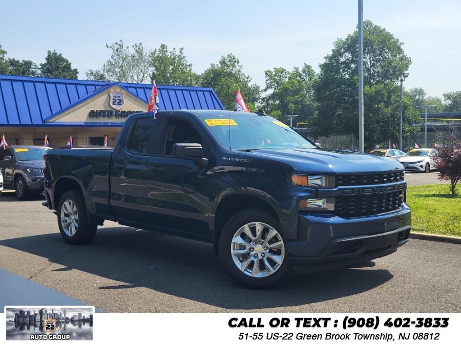 2021 Chevrolet Silverado 1500 2WD Double Cab 147" Custom, available for sale in Green Brook Township, New Jersey | Route 22 Auto Group. Green Brook Township, New Jersey 2021 Chevrolet Silverado 1500 2WD Double Cab 147" Custom, available for sale in Green Brook Township, New Jersey | Route 22 Auto Group. Green Brook Township, New Jersey