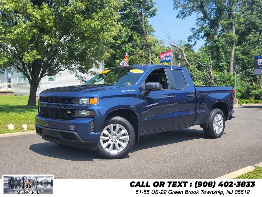 2021 Chevrolet Silverado 1500 2WD Double Cab 147" Custom, available for sale in Green Brook Township, New Jersey | Route 22 Auto Group. Green Brook Township, New Jersey 2021 Chevrolet Silverado 1500 2WD Double Cab 147" Custom, available for sale in Green Brook Township, New Jersey | Route 22 Auto Group. Green Brook Township, New Jersey