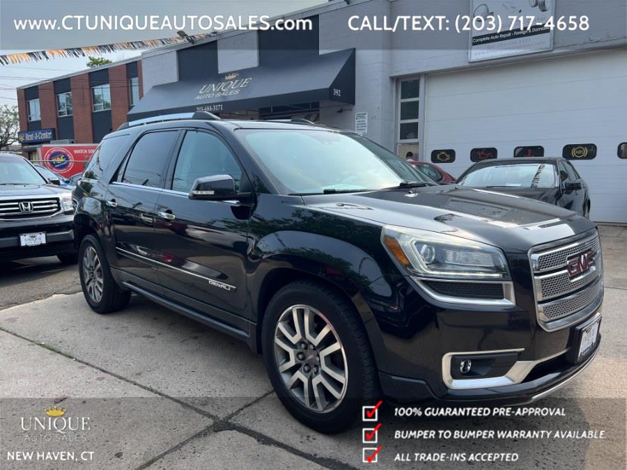 2014 GMC Acadia AWD 4dr Denali, available for sale in New Haven, Connecticut | Unique Auto Sales LLC. New Haven, Connecticut 2014 GMC Acadia AWD 4dr Denali, available for sale in New Haven, Connecticut | Unique Auto Sales LLC. New Haven, Connecticut