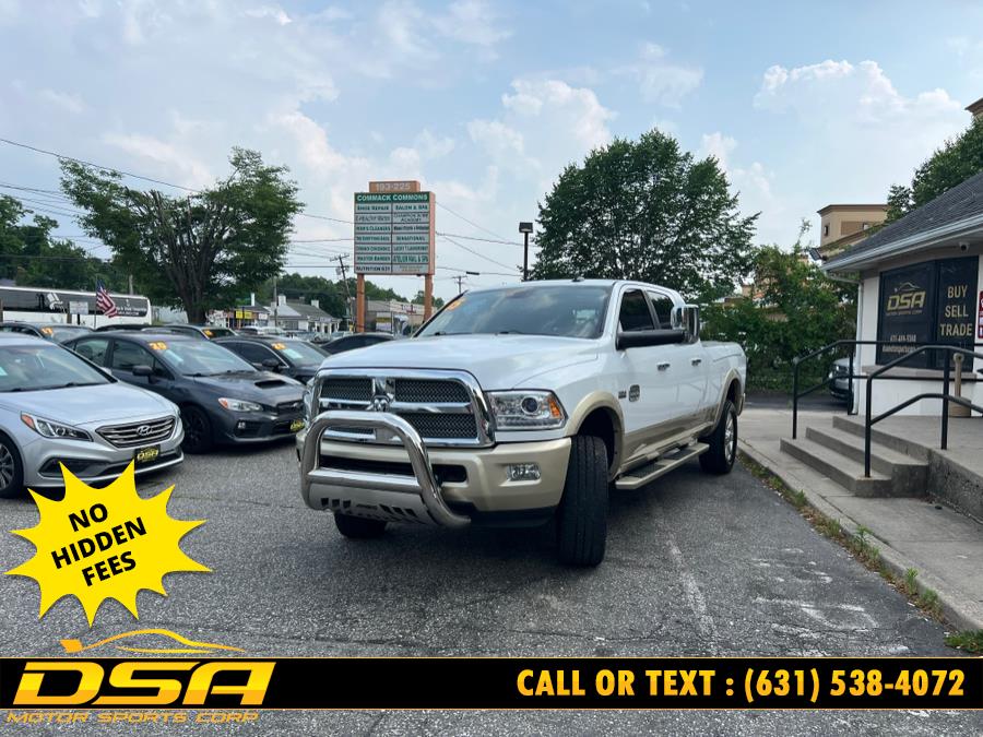 2015 Ram 3500 4WD Mega Cab 160.5" Longhorn, available for sale in Commack, New York | DSA Motor Sports Corp. Commack, New York 2015 Ram 3500 4WD Mega Cab 160.5" Longhorn, available for sale in Commack, New York | DSA Motor Sports Corp. Commack, New York