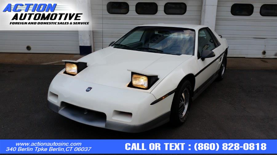 1985 Pontiac Fiero 2dr Coupe GT 4-Spd, available for sale in Berlin, Connecticut | Action Automotive. Berlin, Connecticut 1985 Pontiac Fiero 2dr Coupe GT 4-Spd, available for sale in Berlin, Connecticut | Action Automotive. Berlin, Connecticut