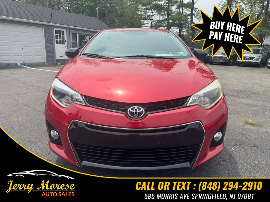 2014 Toyota Corolla 4dr Sdn CVT S Premium (Natl), available for sale in Springfield, New Jersey | Jerry Morese Auto Sales. Springfield, New Jersey 2014 Toyota Corolla 4dr Sdn CVT S Premium (Natl), available for sale in Springfield, New Jersey | Jerry Morese Auto Sales. Springfield, New Jersey