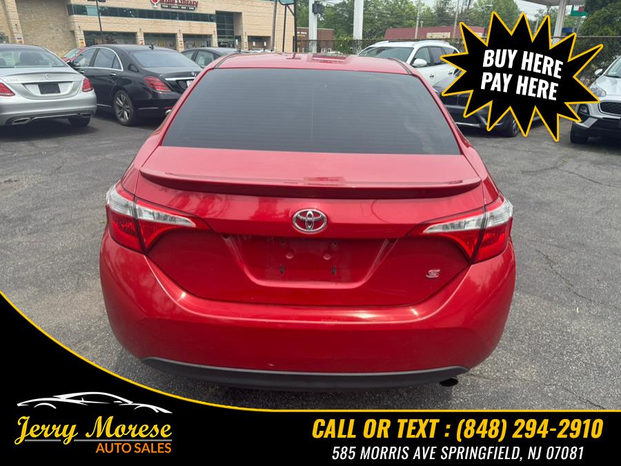 2014 Toyota Corolla 4dr Sdn CVT S Premium (Natl), available for sale in Springfield, New Jersey | Jerry Morese Auto Sales. Springfield, New Jersey 2014 Toyota Corolla 4dr Sdn CVT S Premium (Natl), available for sale in Springfield, New Jersey | Jerry Morese Auto Sales. Springfield, New Jersey