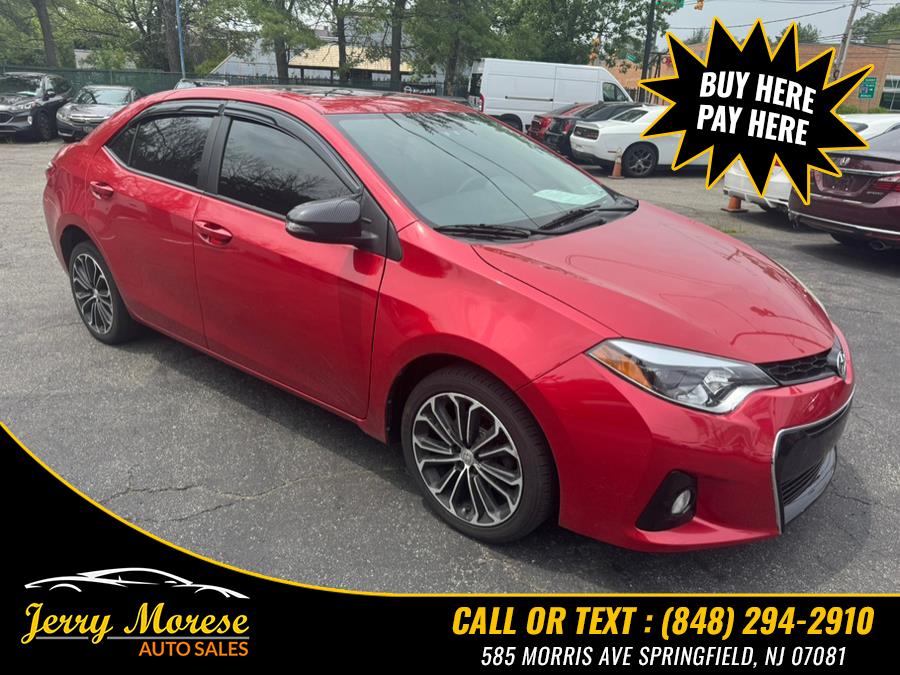 2014 Toyota Corolla 4dr Sdn CVT S Premium (Natl), available for sale in Springfield, New Jersey | Jerry Morese Auto Sales. Springfield, New Jersey 2014 Toyota Corolla 4dr Sdn CVT S Premium (Natl), available for sale in Springfield, New Jersey | Jerry Morese Auto Sales. Springfield, New Jersey