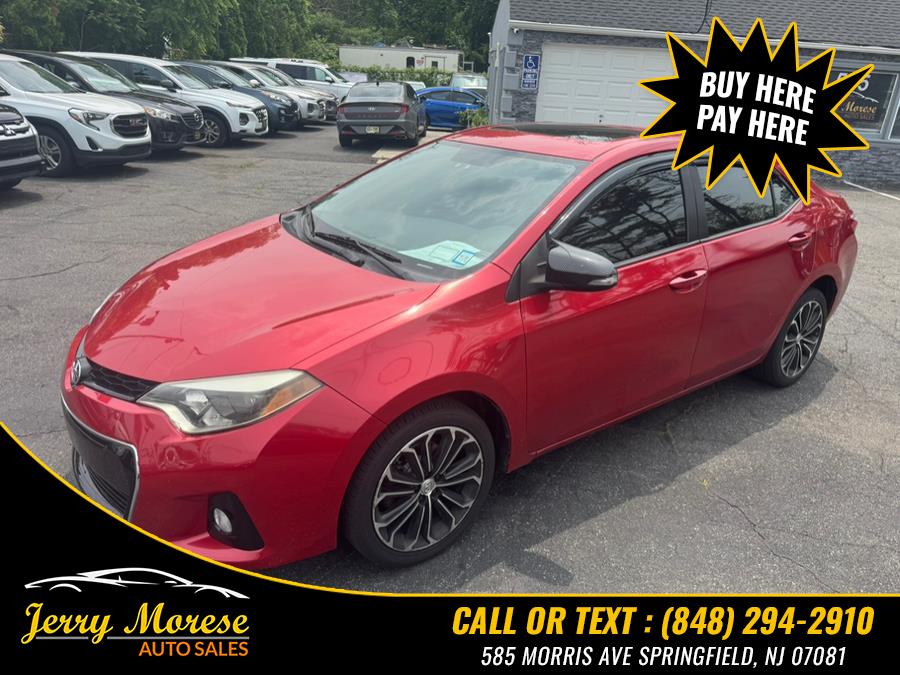 2014 Toyota Corolla 4dr Sdn CVT S Premium (Natl), available for sale in Springfield, New Jersey | Jerry Morese Auto Sales. Springfield, New Jersey 2014 Toyota Corolla 4dr Sdn CVT S Premium (Natl), available for sale in Springfield, New Jersey | Jerry Morese Auto Sales. Springfield, New Jersey