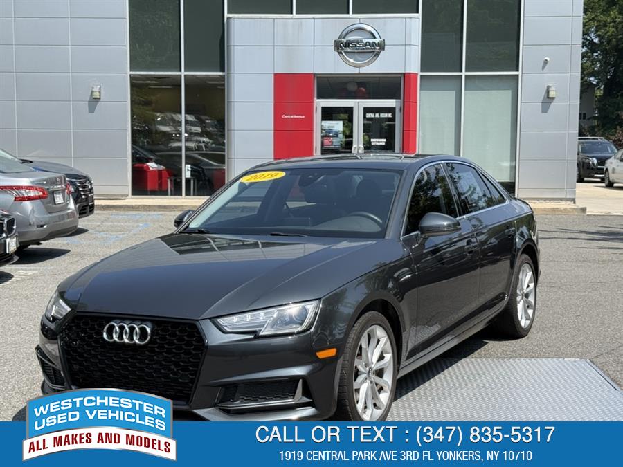 Used 2019 Audi A4 in Yonkers, New York | Apex Westchester Used Vehicles. Yonkers, New York
