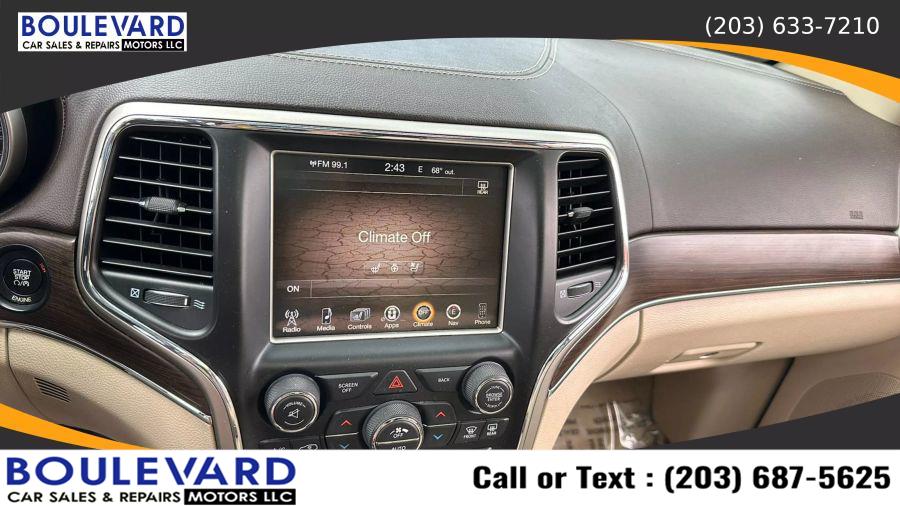 2015 Jeep Grand Cherokee Overland Sport Utility 4D, available for sale in New Haven, Connecticut | Boulevard Motors LLC. New Haven, Connecticut 2015 Jeep Grand Cherokee Overland Sport Utility 4D, available for sale in New Haven, Connecticut | Boulevard Motors LLC. New Haven, Connecticut