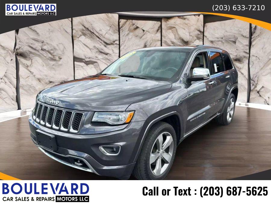 2015 Jeep Grand Cherokee Overland Sport Utility 4D, available for sale in New Haven, Connecticut | Boulevard Motors LLC. New Haven, Connecticut 2015 Jeep Grand Cherokee Overland Sport Utility 4D, available for sale in New Haven, Connecticut | Boulevard Motors LLC. New Haven, Connecticut