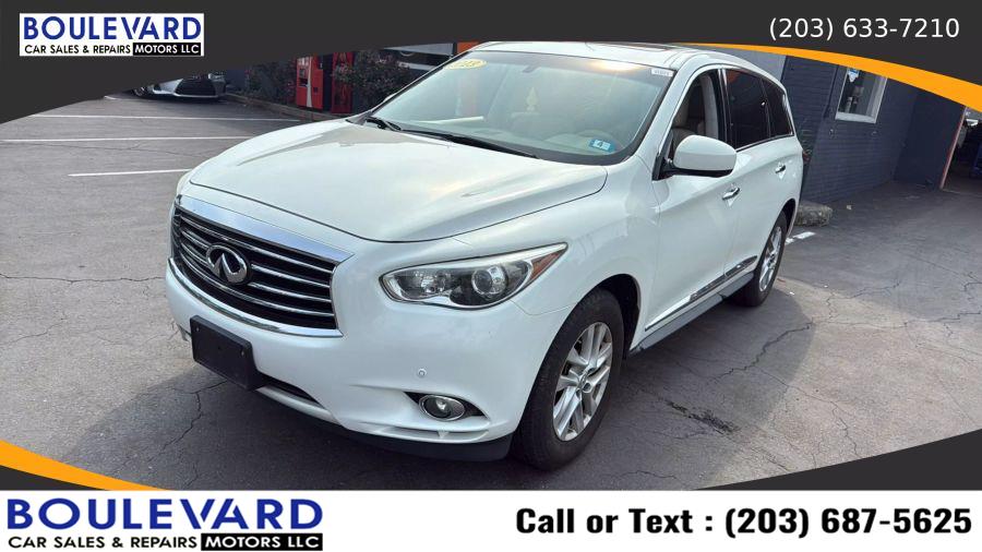 2013 Infiniti Jx JX35 Sport Utility 4D, available for sale in New Haven, Connecticut | Boulevard Motors LLC. New Haven, Connecticut 2013 Infiniti Jx JX35 Sport Utility 4D, available for sale in New Haven, Connecticut | Boulevard Motors LLC. New Haven, Connecticut