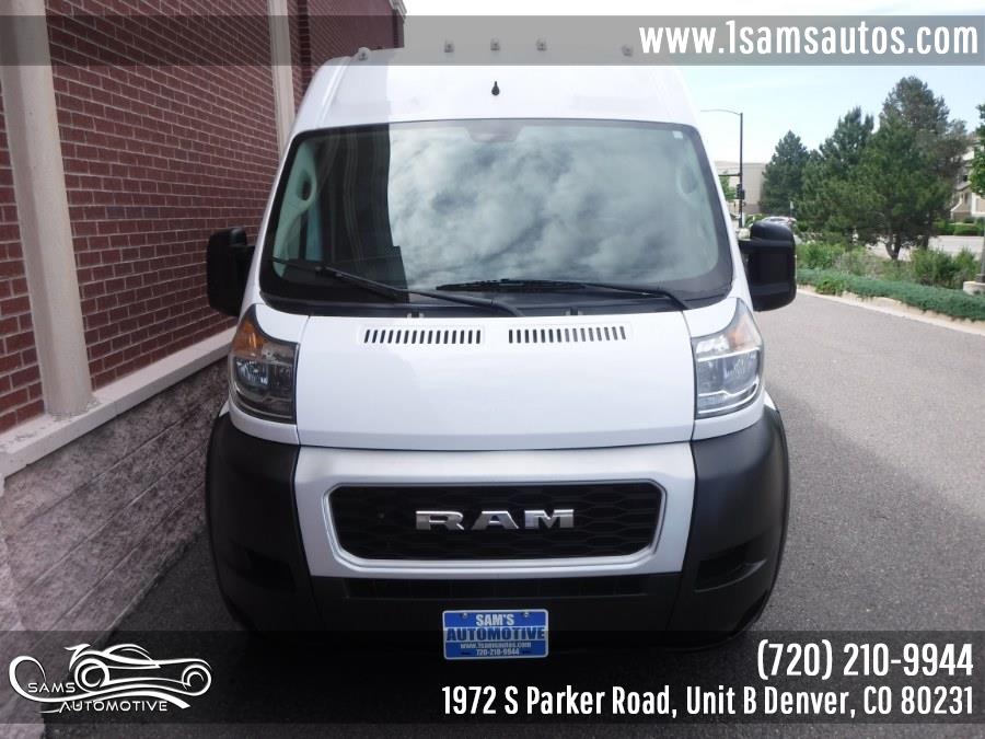 2020 Ram ProMaster Cargo Van 2500 High Roof 159" WB, available for sale in Denver, Colorado | Sam's Automotive. Denver, Colorado 2020 Ram ProMaster Cargo Van 2500 High Roof 159" WB, available for sale in Denver, Colorado | Sam's Automotive. Denver, Colorado