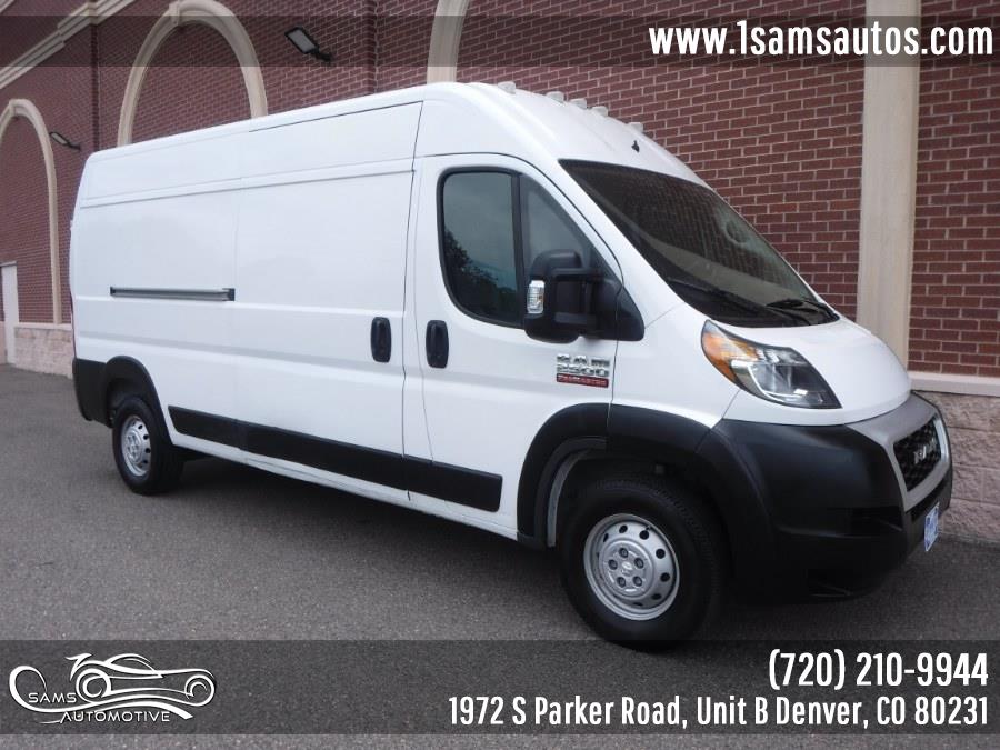 2020 Ram ProMaster Cargo Van 2500 High Roof 159" WB, available for sale in Denver, Colorado | Sam's Automotive. Denver, Colorado 2020 Ram ProMaster Cargo Van 2500 High Roof 159" WB, available for sale in Denver, Colorado | Sam's Automotive. Denver, Colorado