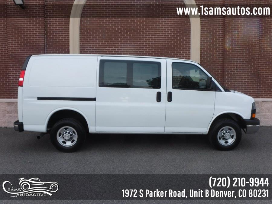 2020 GMC Savana Cargo Van RWD 2500 135", available for sale in Denver, Colorado | Sam's Automotive. Denver, Colorado 2020 GMC Savana Cargo Van RWD 2500 135", available for sale in Denver, Colorado | Sam's Automotive. Denver, Colorado