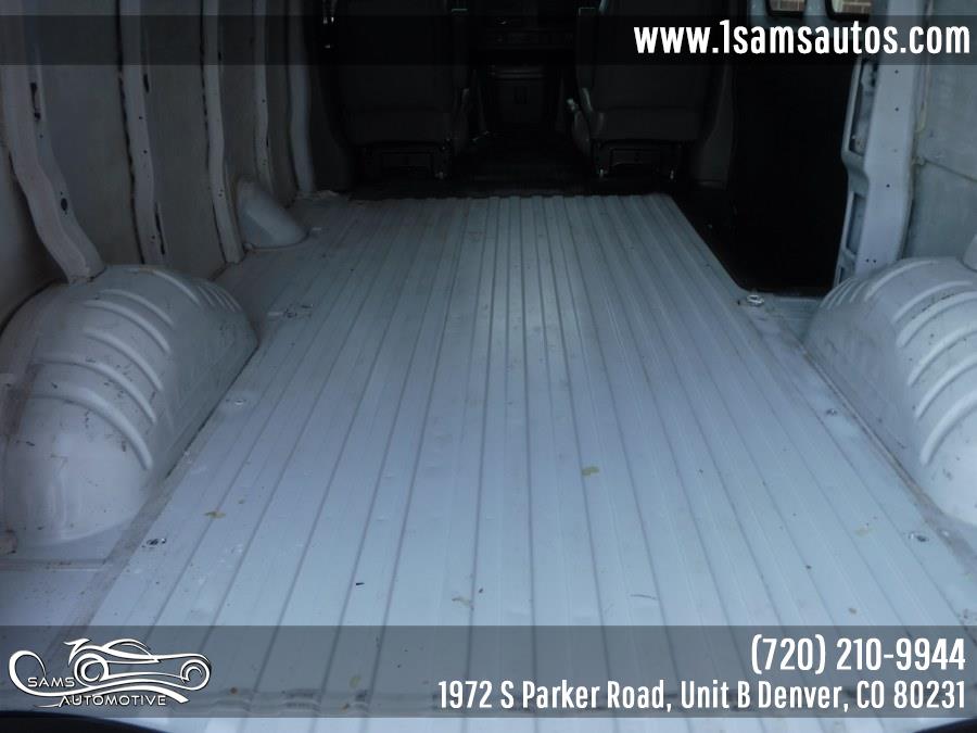 2020 GMC Savana Cargo Van RWD 2500 135", available for sale in Denver, Colorado | Sam's Automotive. Denver, Colorado 2020 GMC Savana Cargo Van RWD 2500 135", available for sale in Denver, Colorado | Sam's Automotive. Denver, Colorado