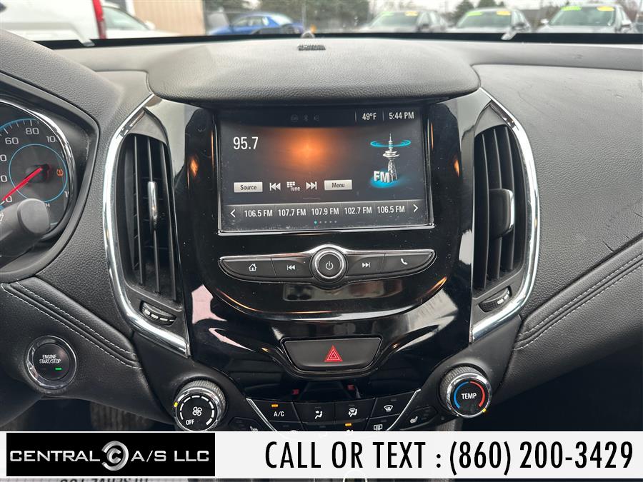 2016 Chevrolet Cruze 4dr Sdn Auto Premier, available for sale in East Windsor, Connecticut | Central A/S LLC. East Windsor, Connecticut 2016 Chevrolet Cruze 4dr Sdn Auto Premier, available for sale in East Windsor, Connecticut | Central A/S LLC. East Windsor, Connecticut
