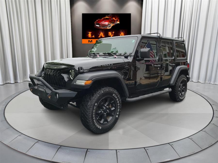 2021 Jeep Wrangler Unlimited Willys 4x4, available for sale in Canton, Connecticut | Lava Motors. Canton, Connecticut 2021 Jeep Wrangler Unlimited Willys 4x4, available for sale in Canton, Connecticut | Lava Motors. Canton, Connecticut