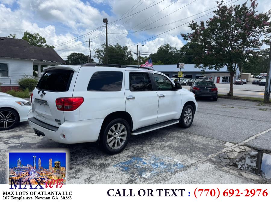2010 Toyota Sequoia 4WD LV8 FFV 6-Spd AT Ltd (Natl), available for sale in Newnan, Georgia | Max Lots of Atlanta LLC. Newnan, Georgia 2010 Toyota Sequoia 4WD LV8 FFV 6-Spd AT Ltd (Natl), available for sale in Newnan, Georgia | Max Lots of Atlanta LLC. Newnan, Georgia