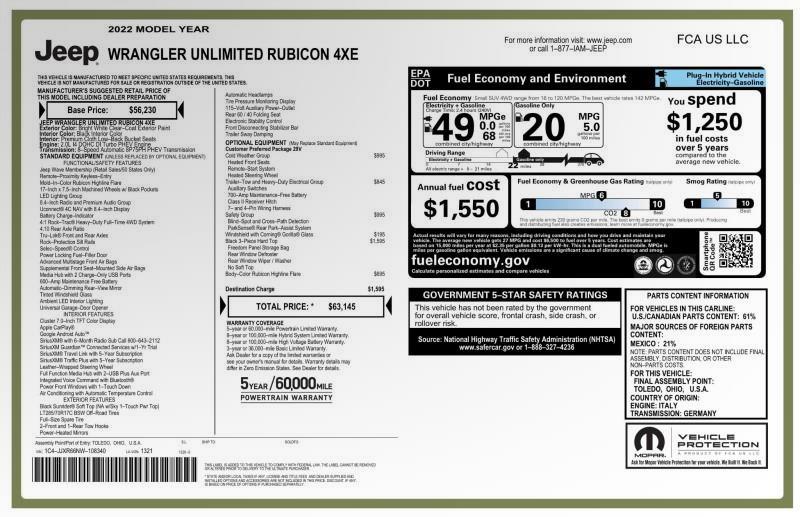 2022 Jeep Wrangler 4xe Unlimited Rubicon, available for sale in Maple Shade, New Jersey | Car Revolution. Maple Shade, New Jersey 2022 Jeep Wrangler 4xe Unlimited Rubicon, available for sale in Maple Shade, New Jersey | Car Revolution. Maple Shade, New Jersey