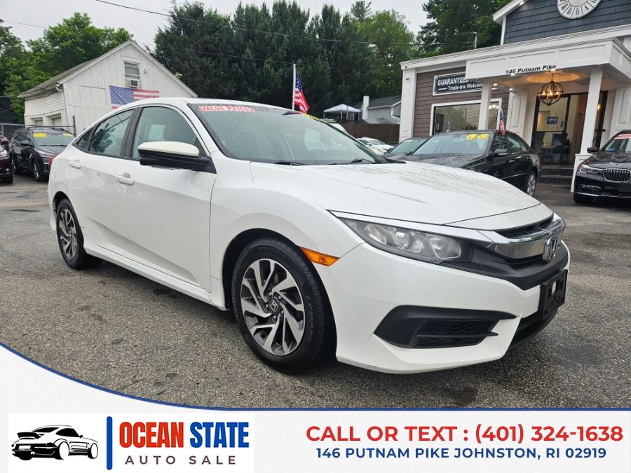 2017 Honda Civic Sedan EX CVT, available for sale in Johnston, Rhode Island | Ocean State Auto Sales. Johnston, Rhode Island 2017 Honda Civic Sedan EX CVT, available for sale in Johnston, Rhode Island | Ocean State Auto Sales. Johnston, Rhode Island